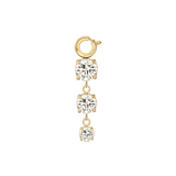 Pendente tre diamanti in oro