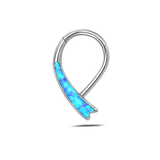 Piercing naso nodo turchese in argento
