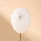 Piercing ombelico cerchietto one side luxury bianco in argento