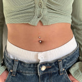 Piercing ombelico passione in argento