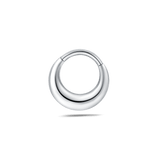 Piercing orecchio/naso mezza luna in argento