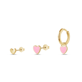 Set orecchini amour in oro