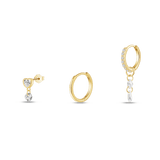 Set orecchini luxury in oro