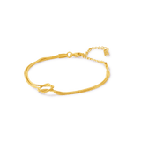 Bracciale nodo in oro