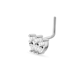 Piercing naso marquise in argento