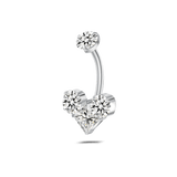 Piercing ombelico topolino in argento