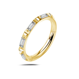 Piercing orecchio/naso/bocca luce in oro
