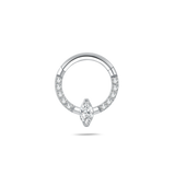 Piercing orecchio/naso/bocca goccia in argento