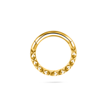 Piercing orecchio/naso/bocca segmento in oro