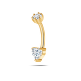 Piercing ombelico passione in oro