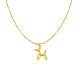 Collana cagnolino in oro