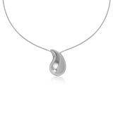 Collana goccia in argento