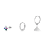 Set orecchini sirena in argento