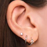 Set orecchini sacro in argento
