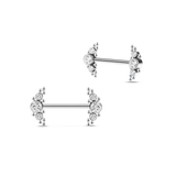 Piercing capezzoli eclissi in argento