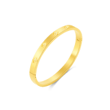 Bracciale con quadrifoglio in oro
