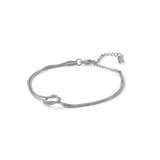 Silver knot bracelet