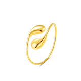 Drop bracelet in gold