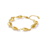 Gold bell drop bracelet
