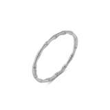 Silver bamboo bracelet
