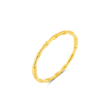 Bracciale bamboo in oro