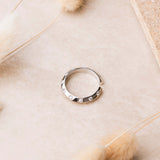 Anello le damier in argento