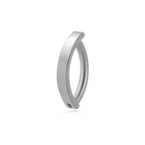 Piercing ombelico cerchietto basic in argento