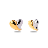 Orecchini amore in oro e argento