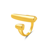 Sword ring in gold