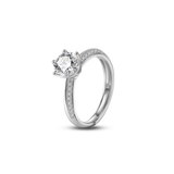 Anello punto luce in argento