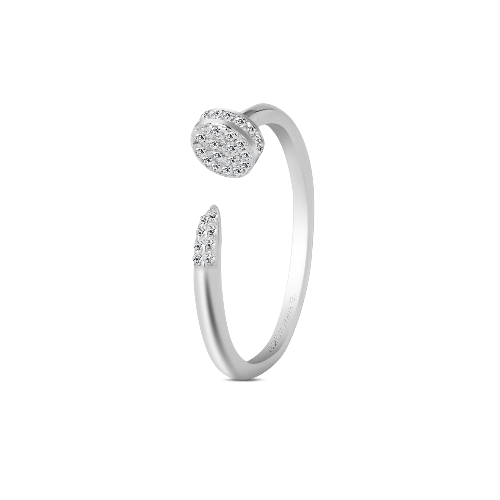 Anello chiodo in argento - NovaNavel