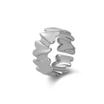 Anello cuori in argento - NovaNavel