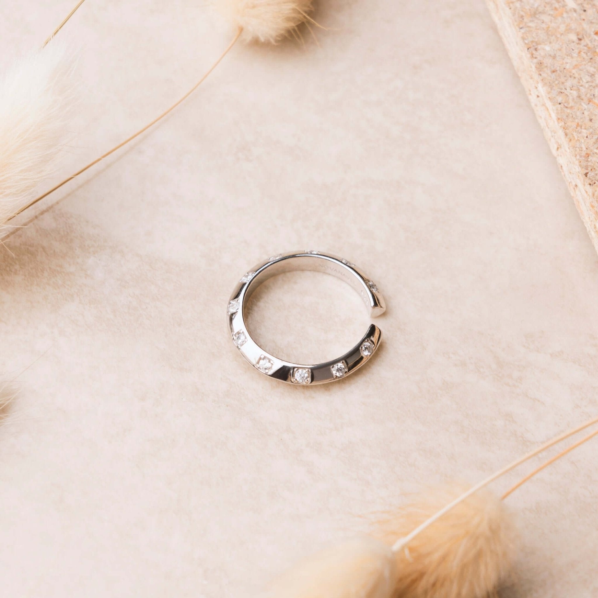 Anello le damier in argento - NovaNavel