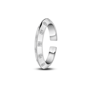 Anello le damier in argento - NovaNavel
