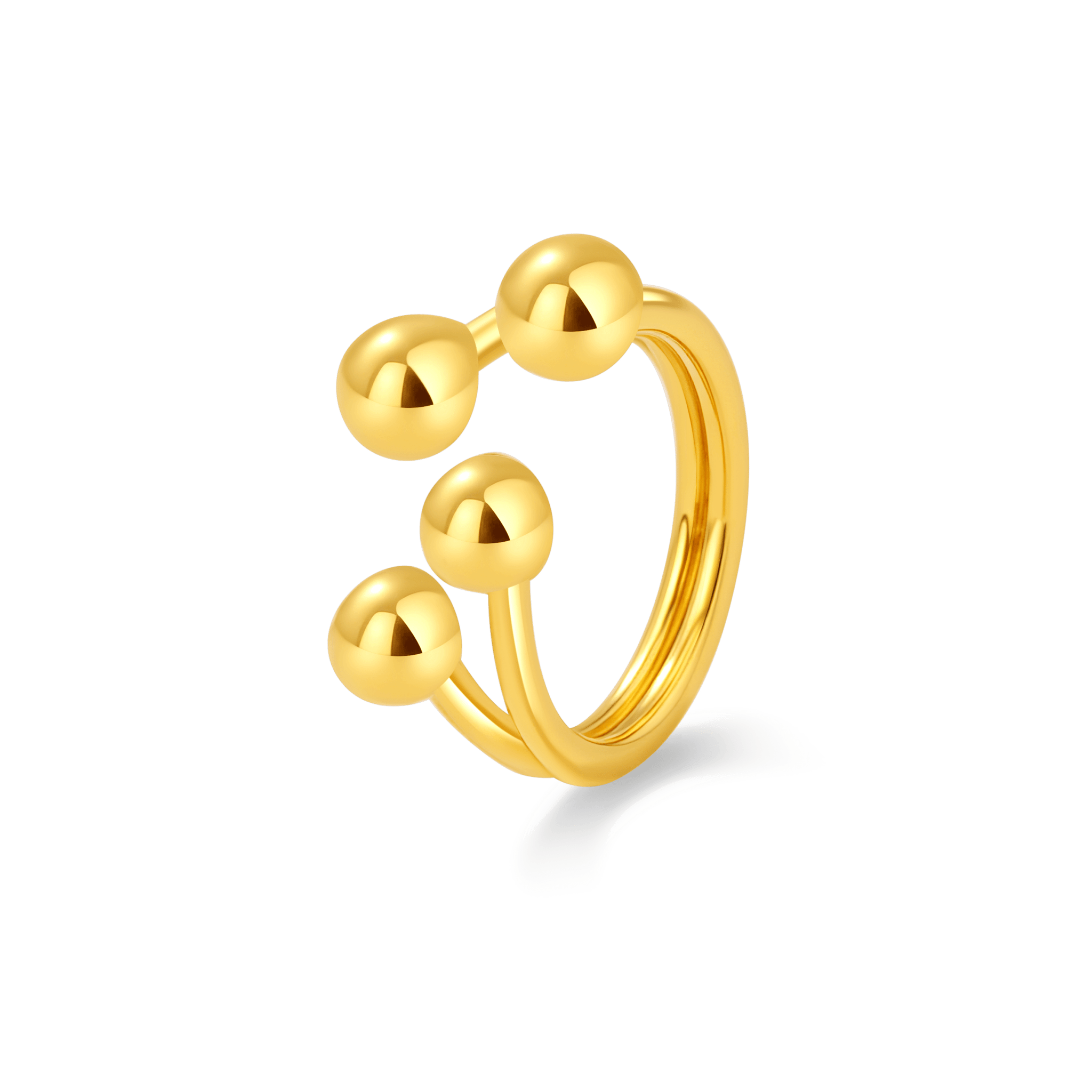 Anello sfere in oro - NovaNavel