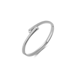 Bracciale doppio riflesso in argento - NovaNavel