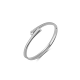 Bracciale doppio riflesso in argento - NovaNavel