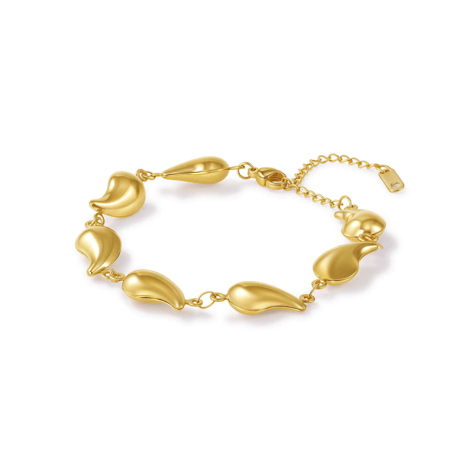 Bracciale goccioline sonaglio in oro - NovaNavel