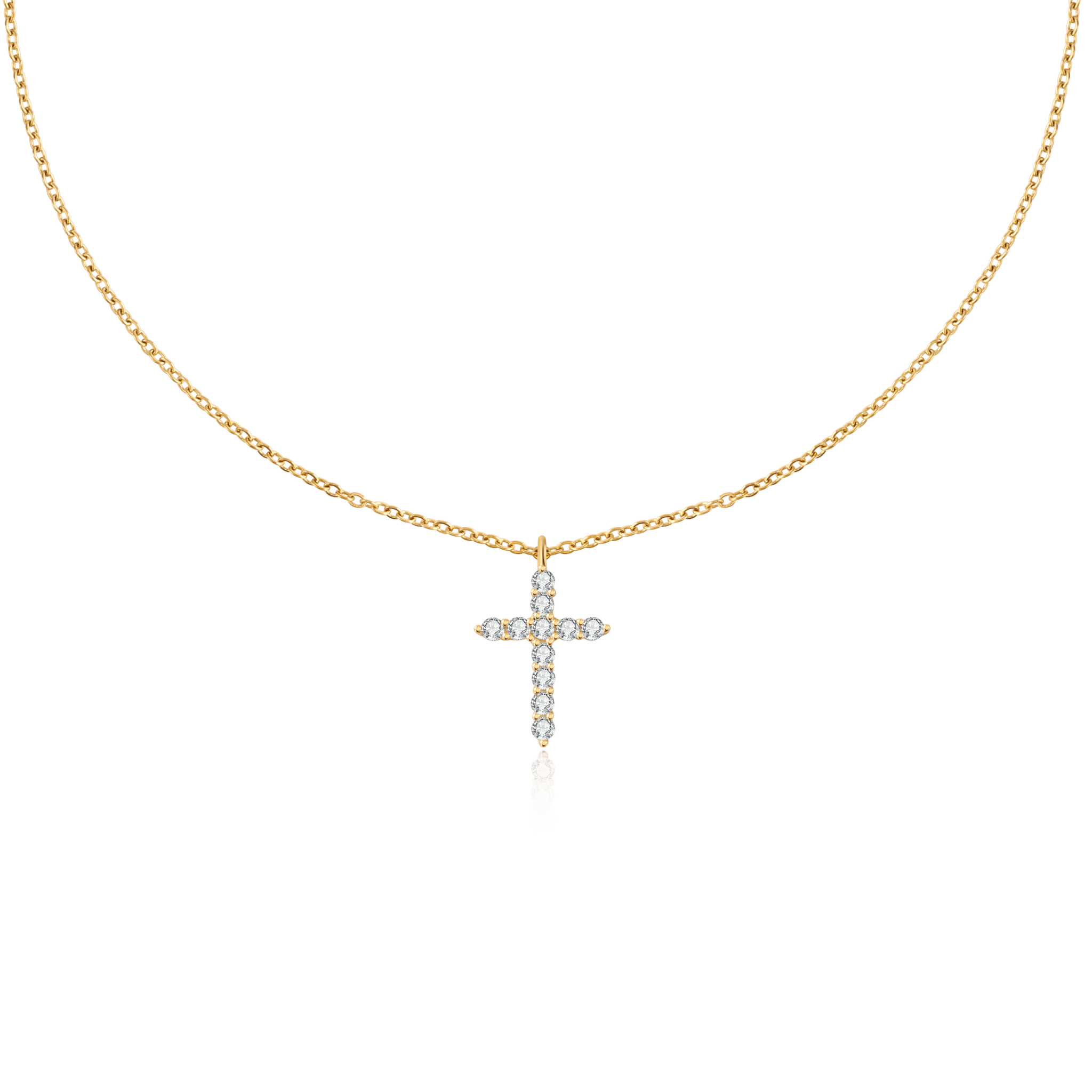 Collana croce in oro - NovaNavel