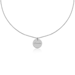 Collana disco in argento - NovaNavel