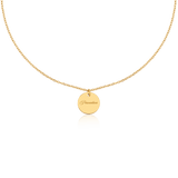 Collana disco in oro - NovaNavel