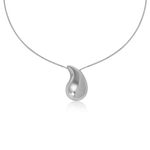 Collana goccia in argento - NovaNavel