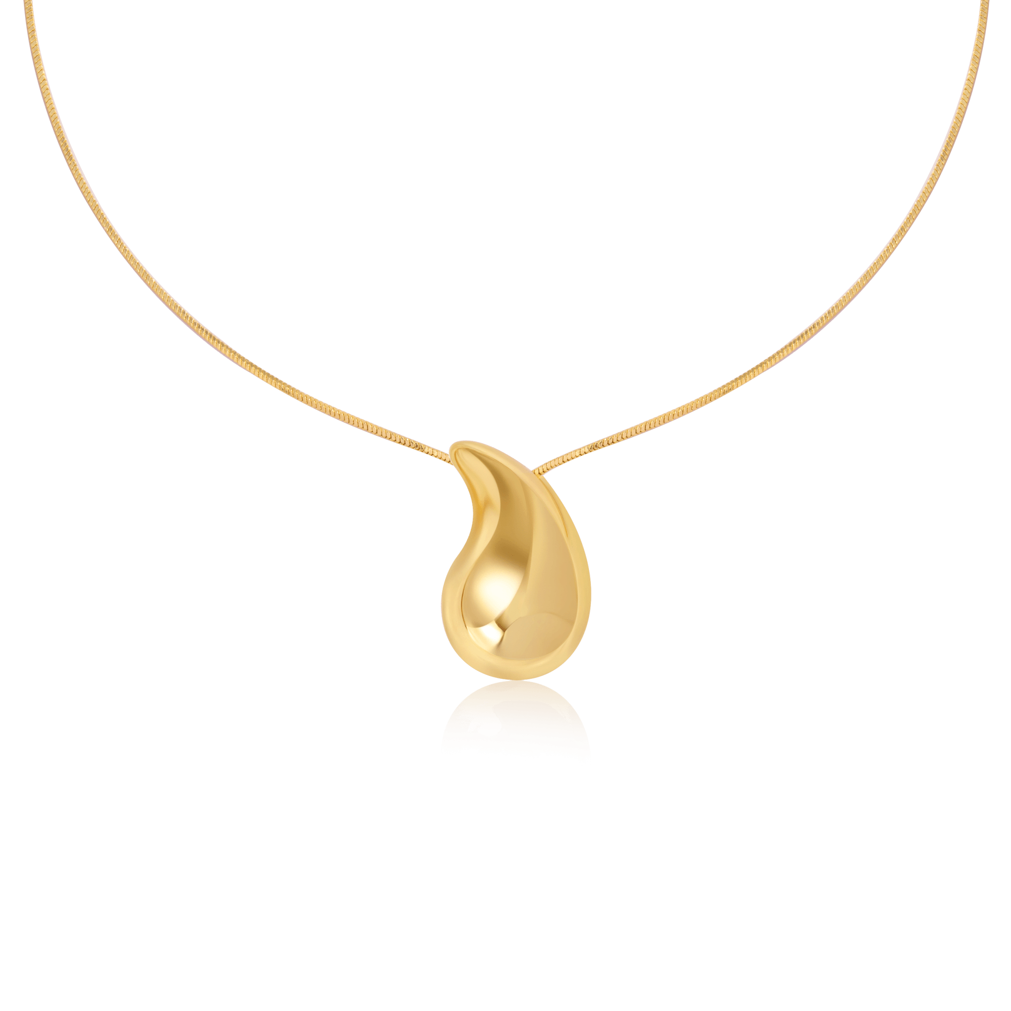 Collana goccia in oro - NovaNavel