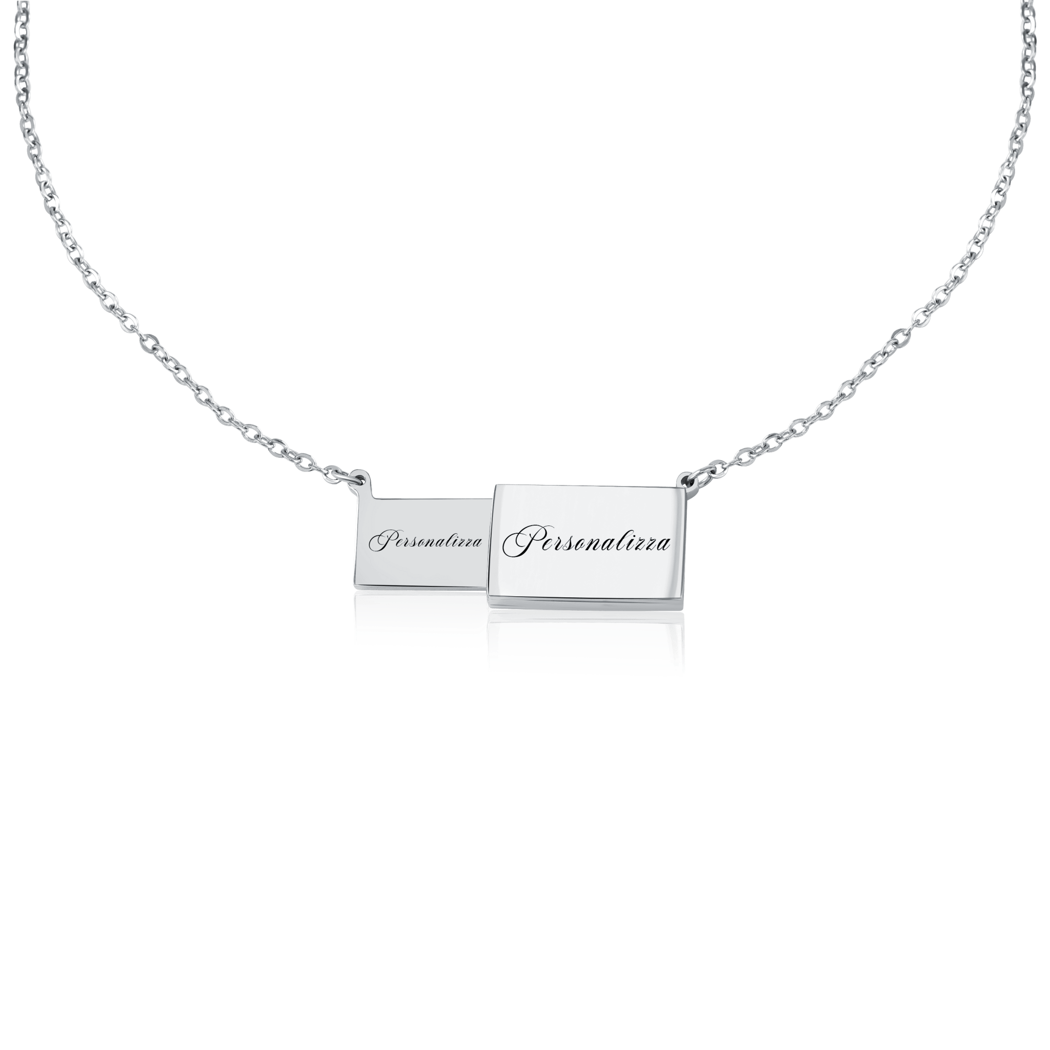 Collana lettera d'amore in argento - NovaNavel