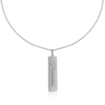 Collana targhetta in argento - NovaNavel