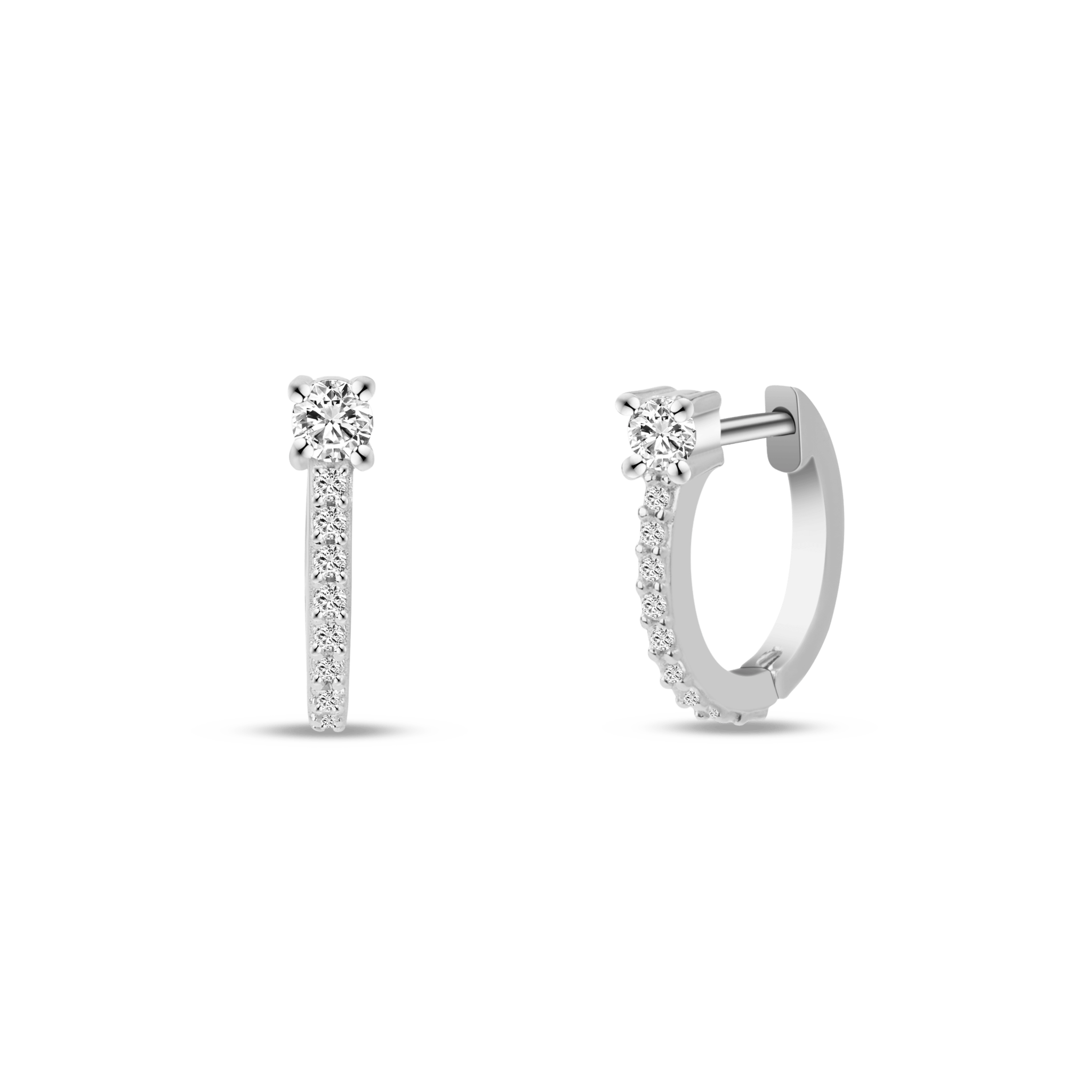 Orecchini hoops in argento - NovaNavel