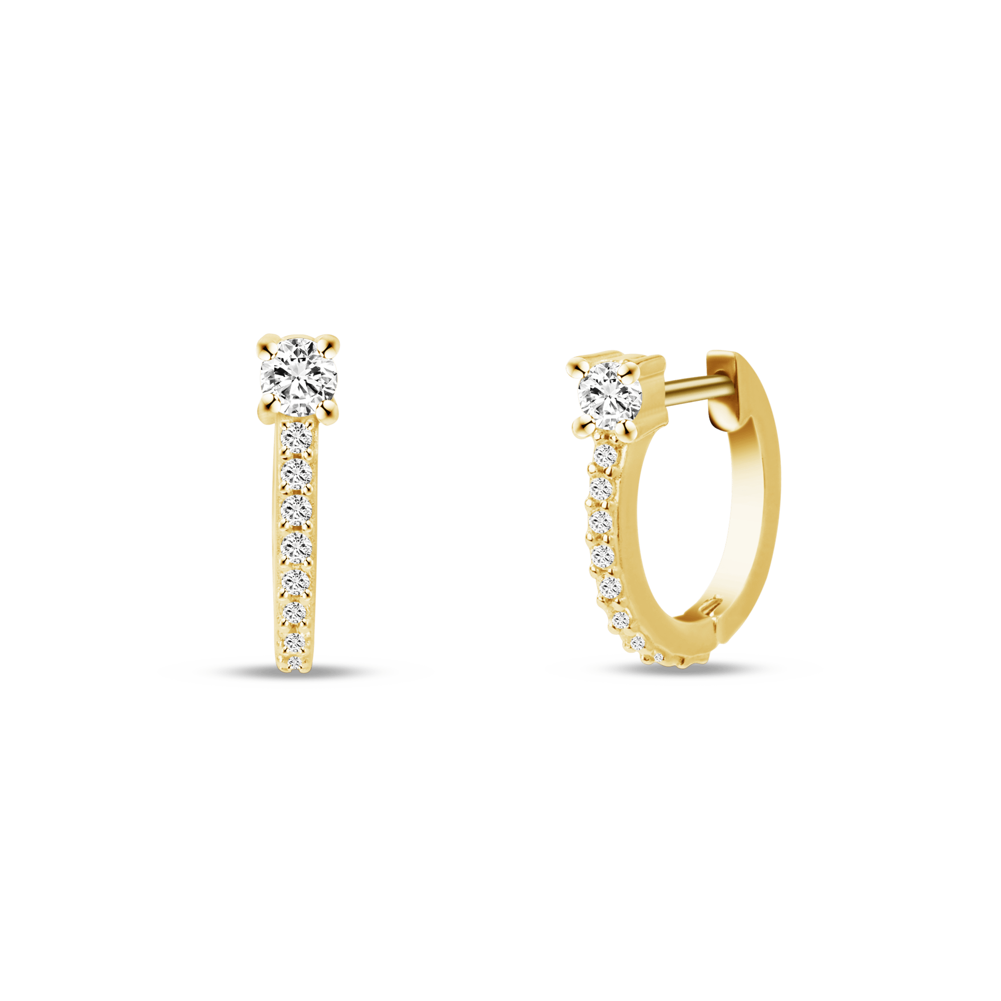 Orecchini hoops in oro - NovaNavel