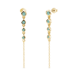 Orecchini lovli verde in oro - NovaNavel