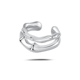 Orecchino ear cuff classico in argento - NovaNavel