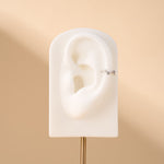 Orecchino ear cuff costellazione bianca in argento - NovaNavel